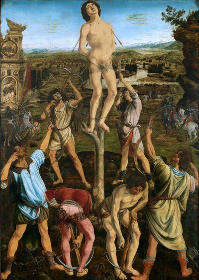 Le Martyre de Saint Sébastien, 1475 - Antonio Pollaiuolo